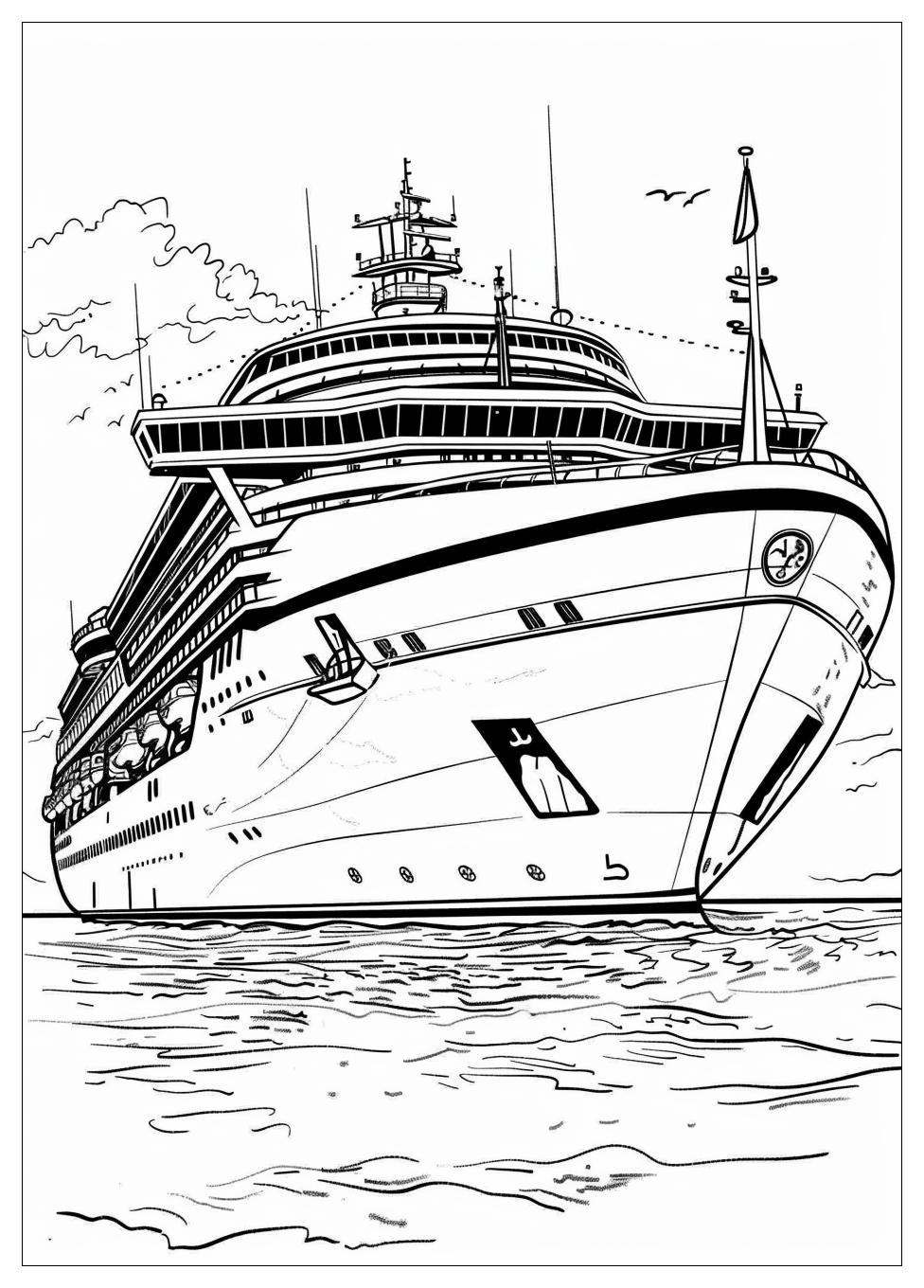 Cruise Ship Coloring Pages-20