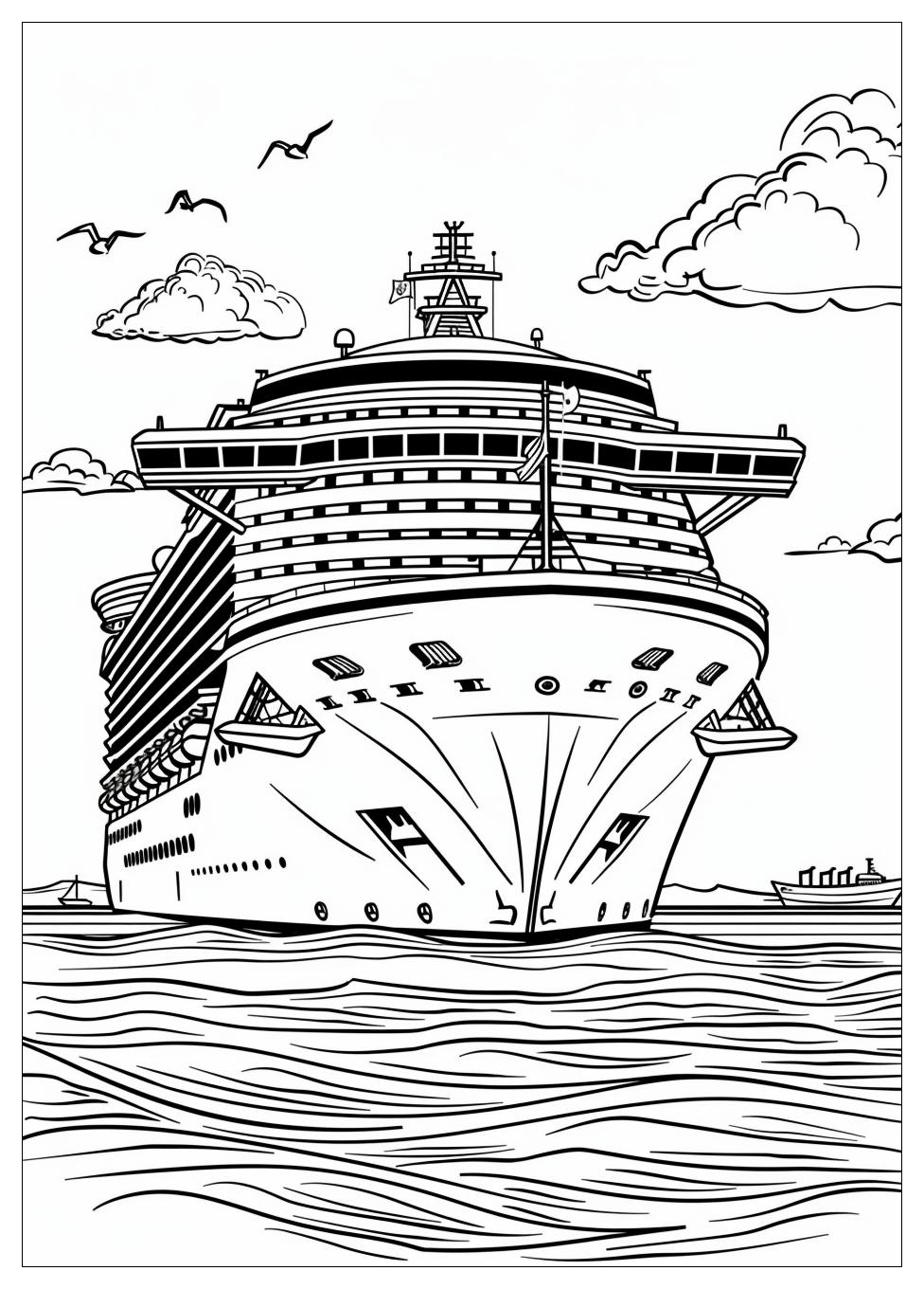 Cruise Ship Coloring Pages-3