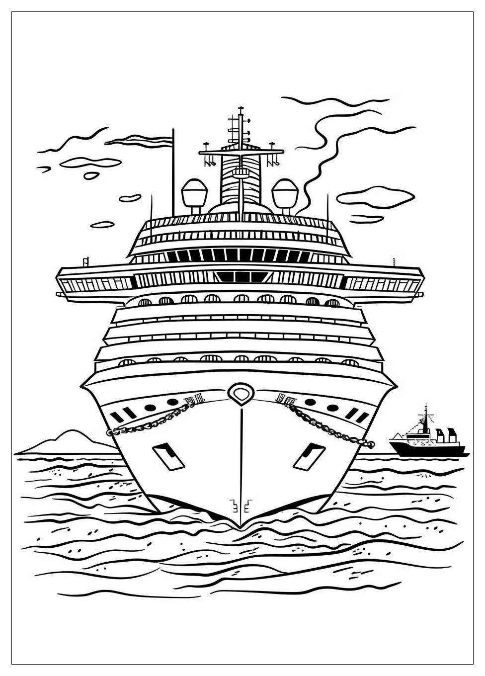 Cruise Ship Coloring Pages-4