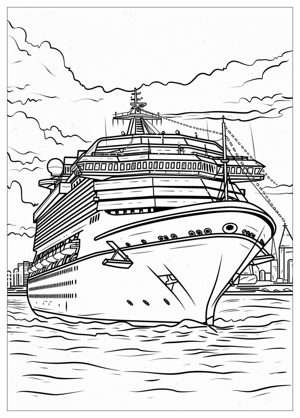 Cruise Ship Coloring Pages-5