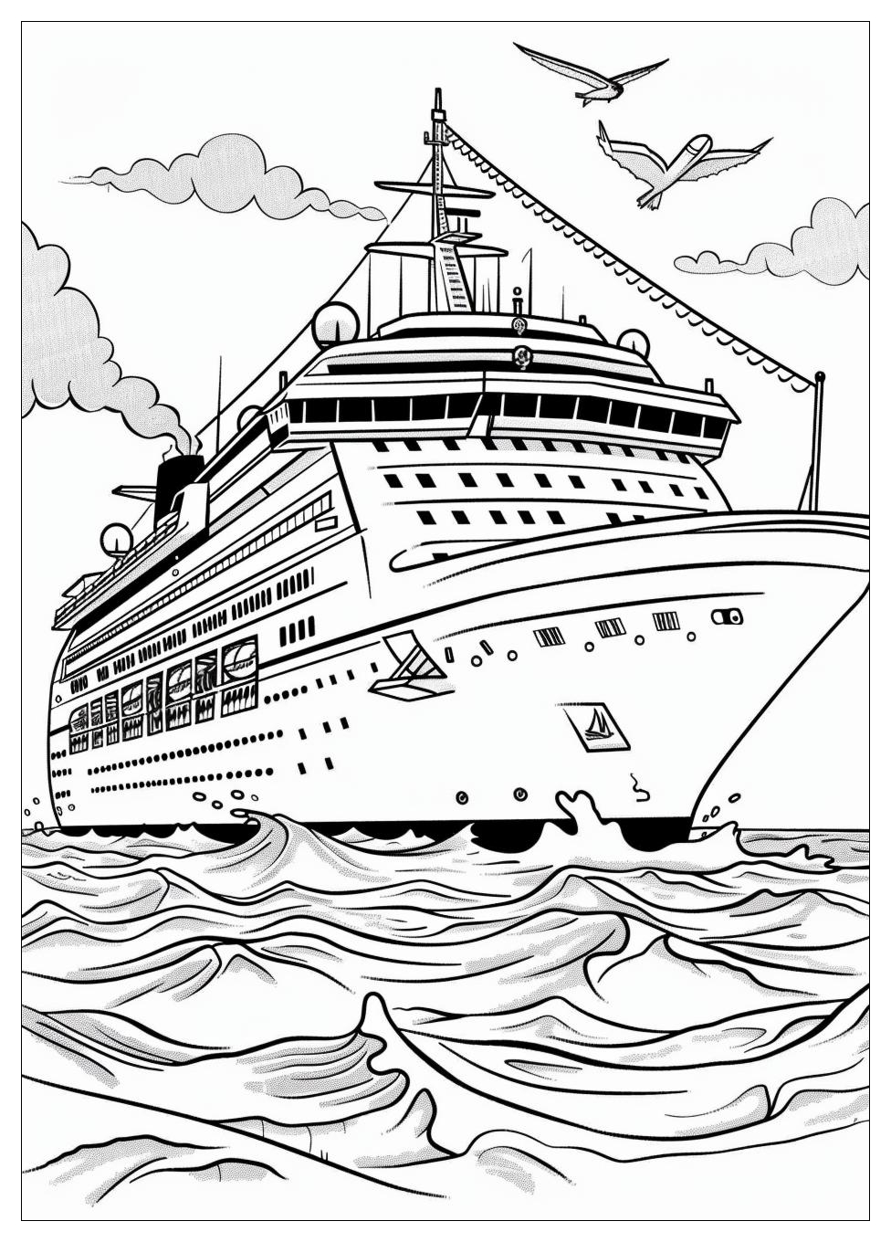 Cruise Ship Coloring Pages-6