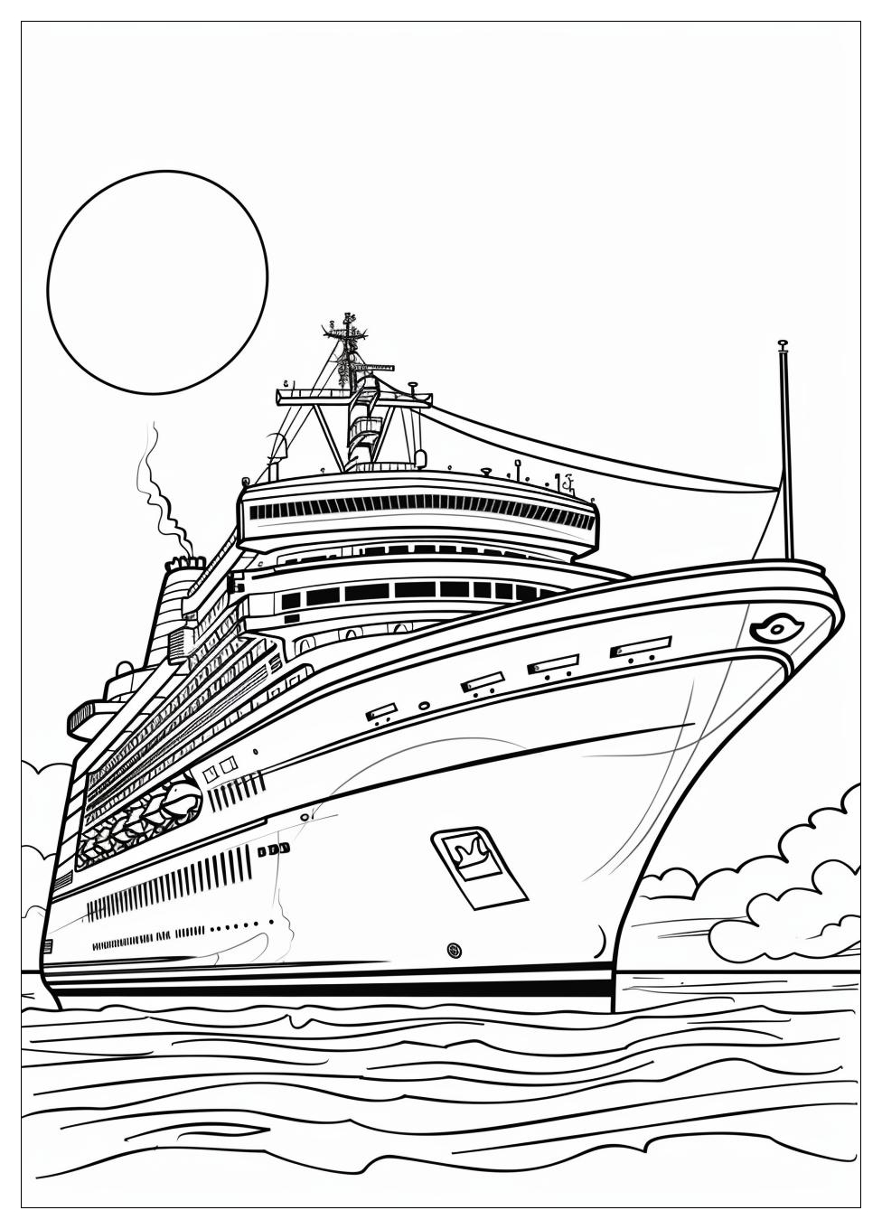 Cruise Ship Coloring Pages-8