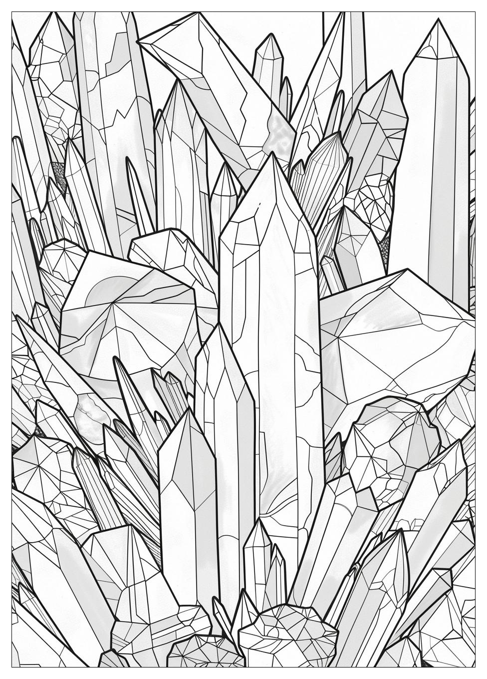 Crystal Coloring Pages-15