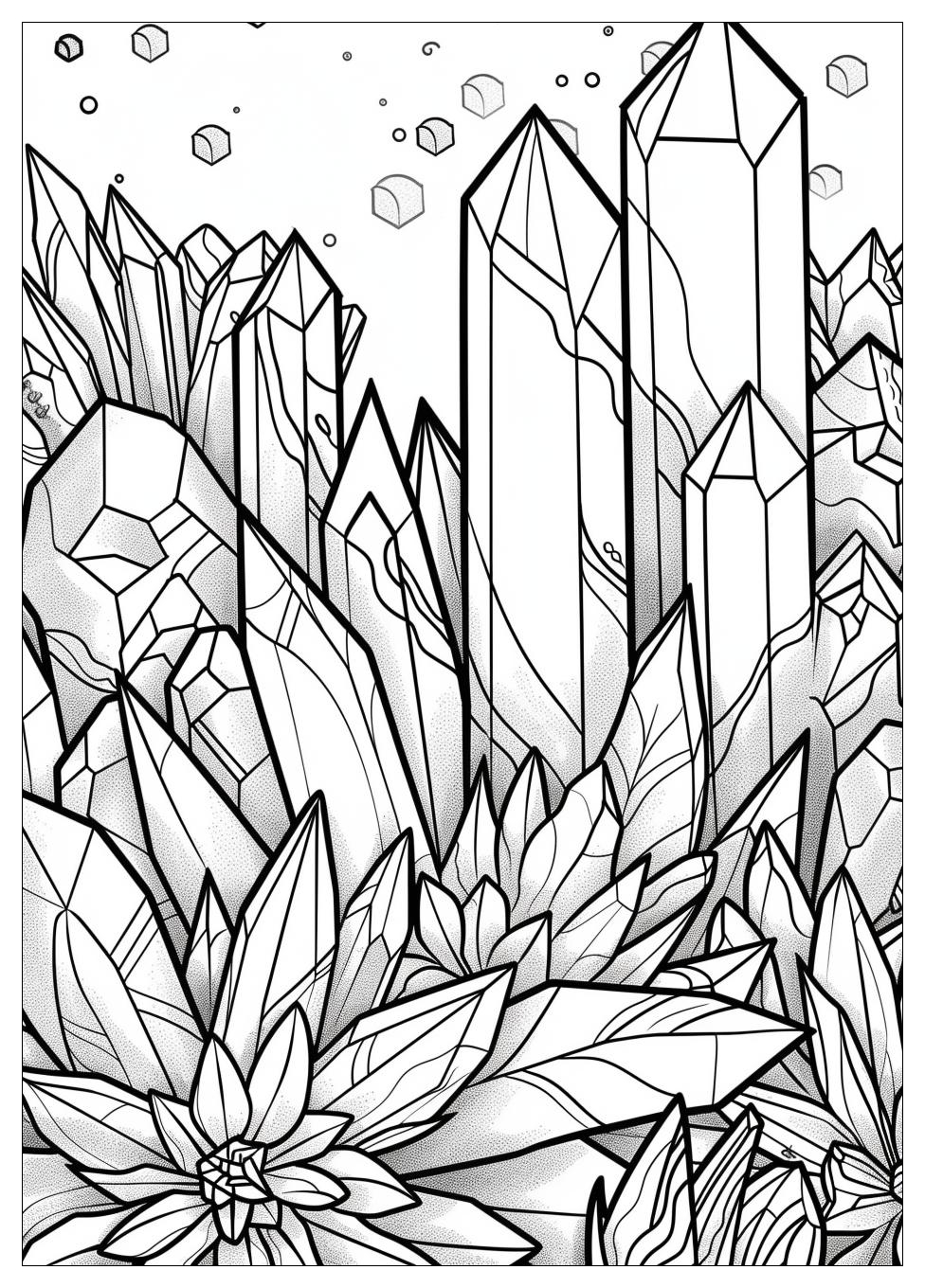 Crystal Coloring Pages-16