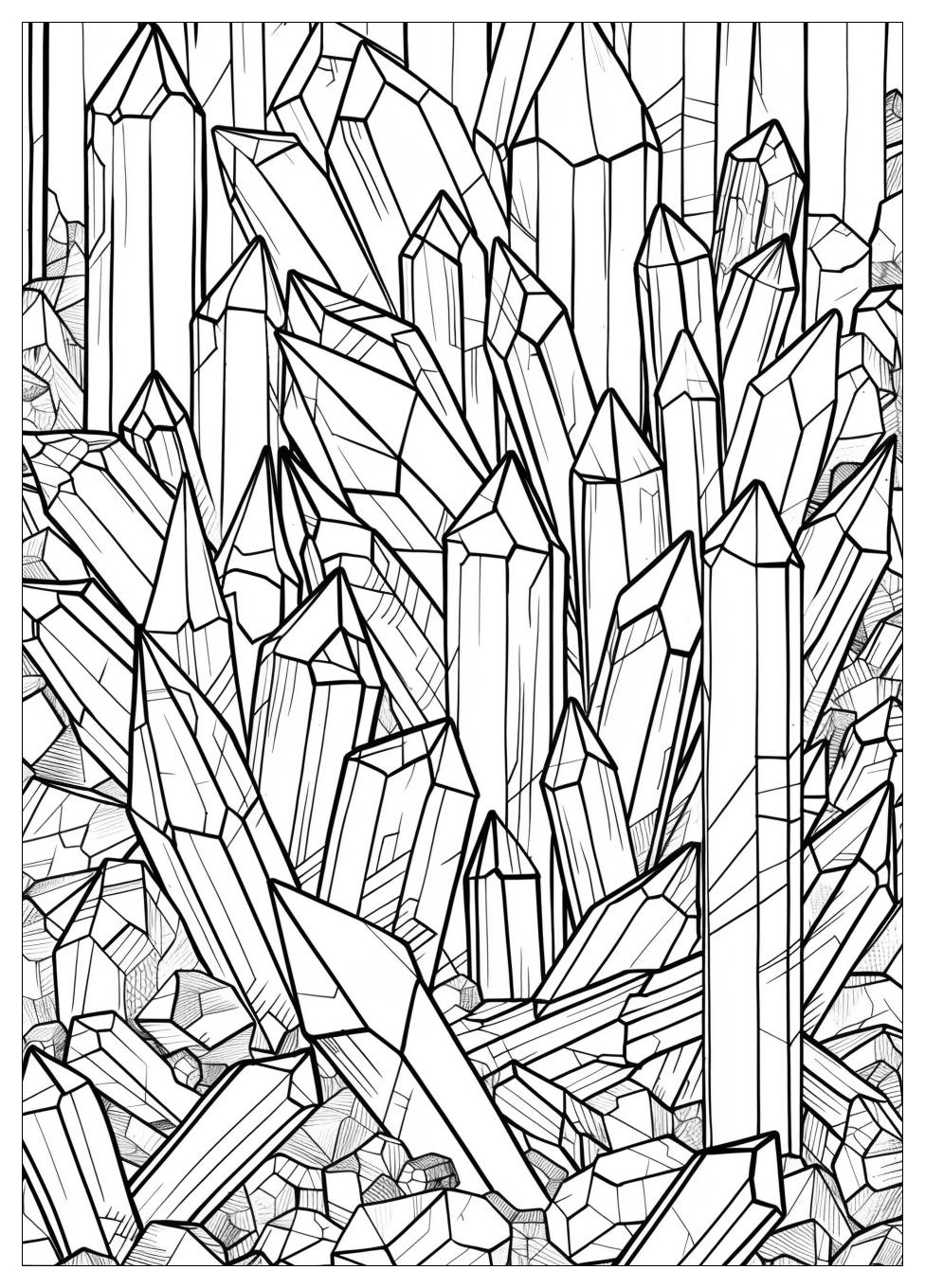 Crystal Coloring Pages-17