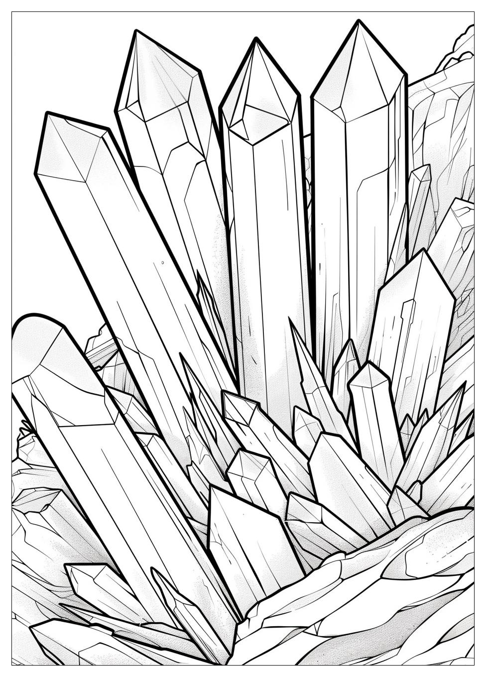 Crystal Coloring Pages-2