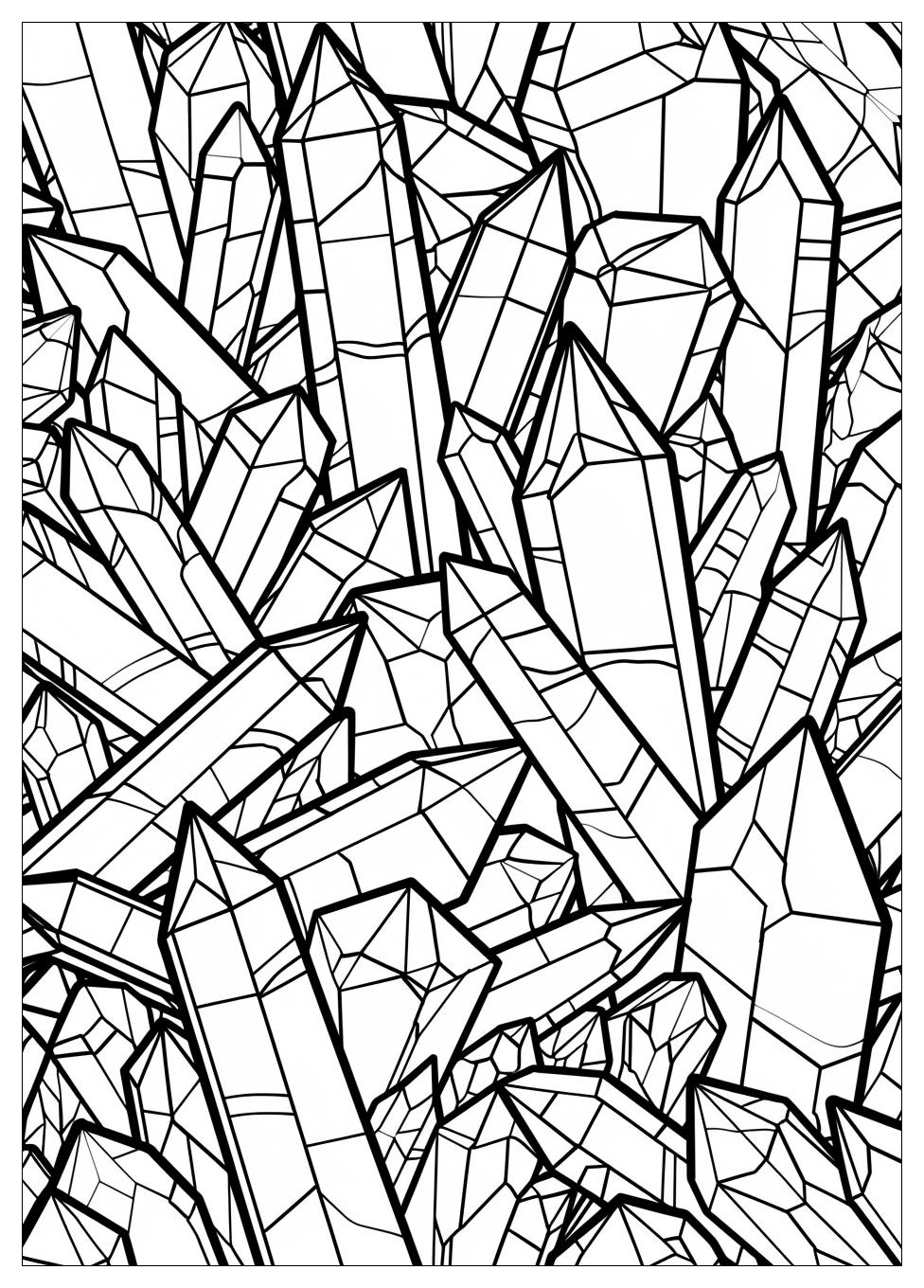 Crystal Coloring Pages-4