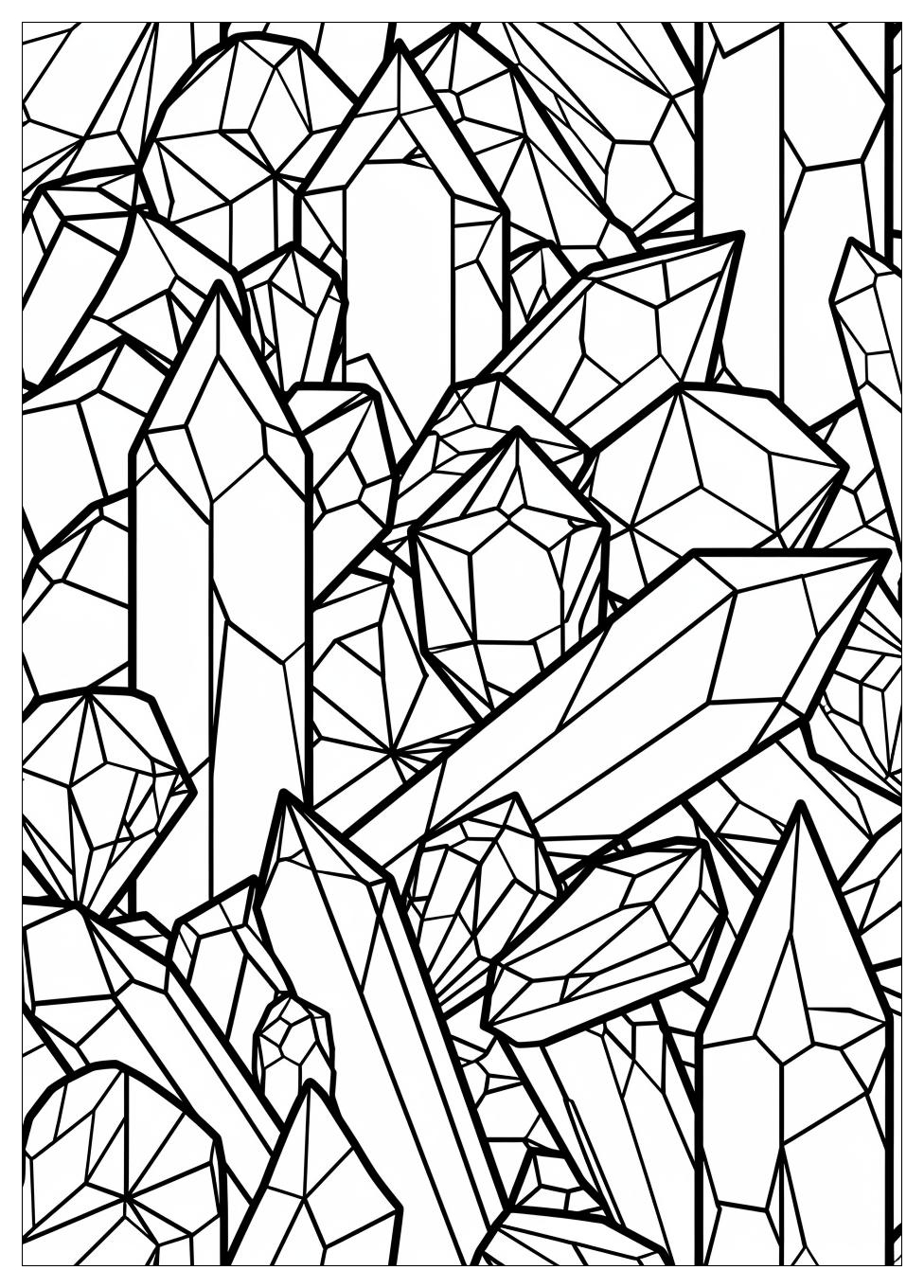 Crystal Coloring Pages-5