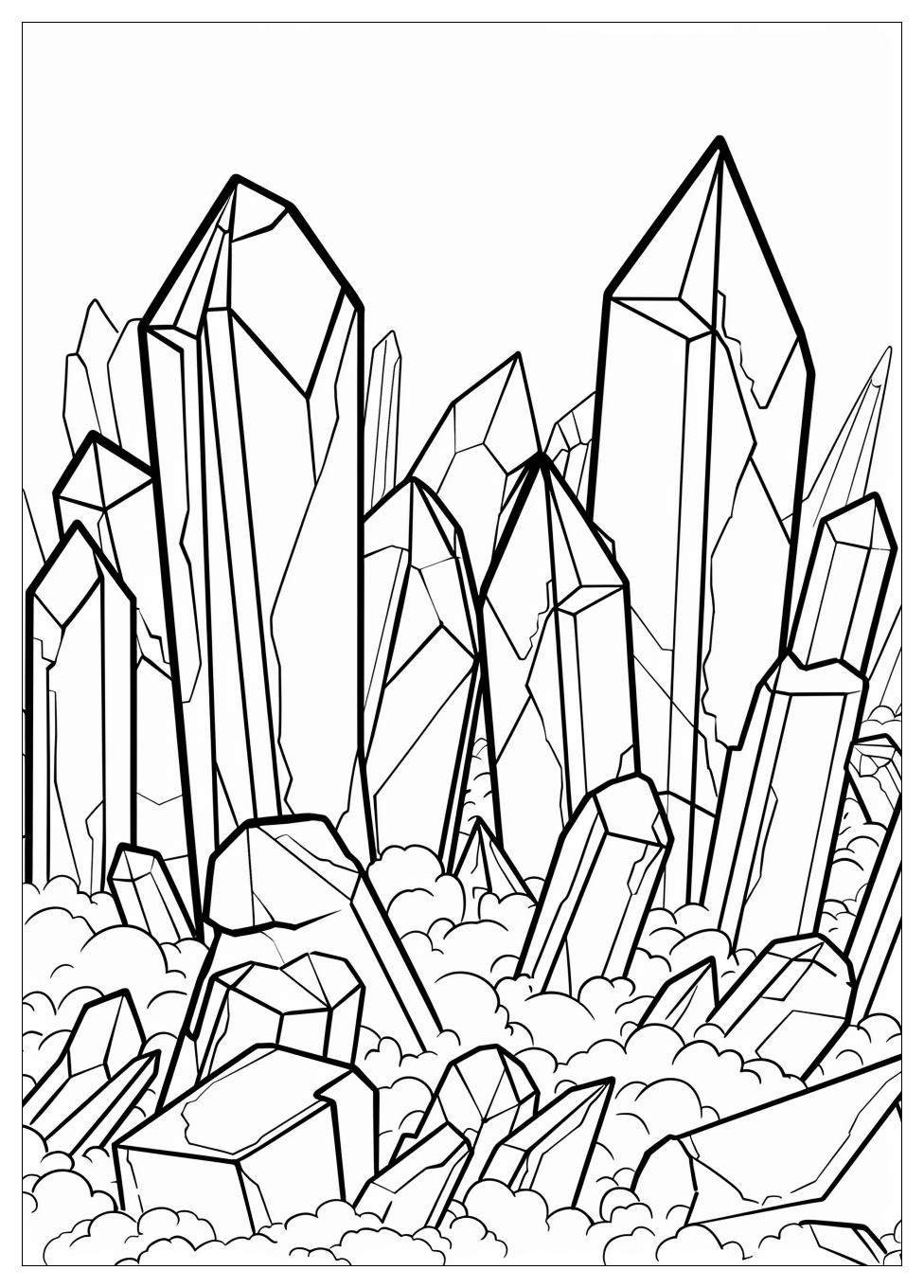 Crystal Coloring Pages-7