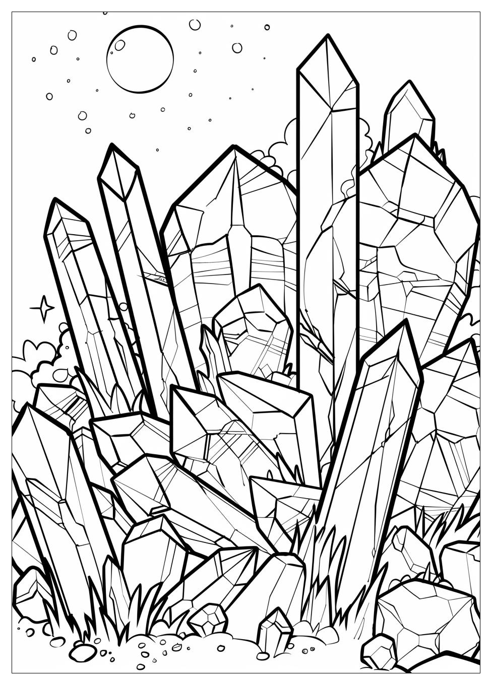 Crystal Coloring Pages-9