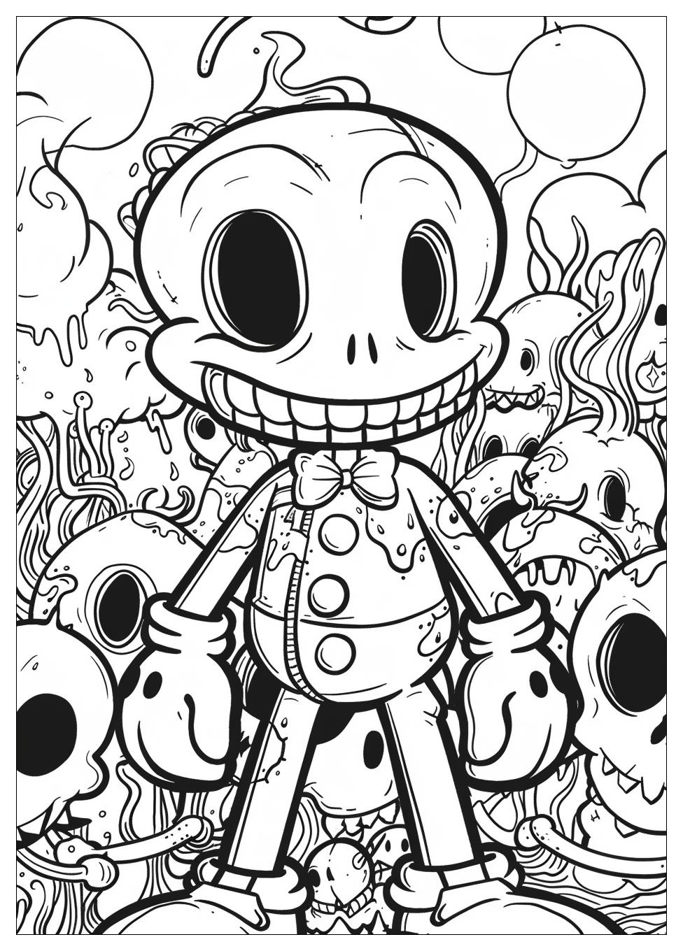 Cuphead Coloring Pages-1