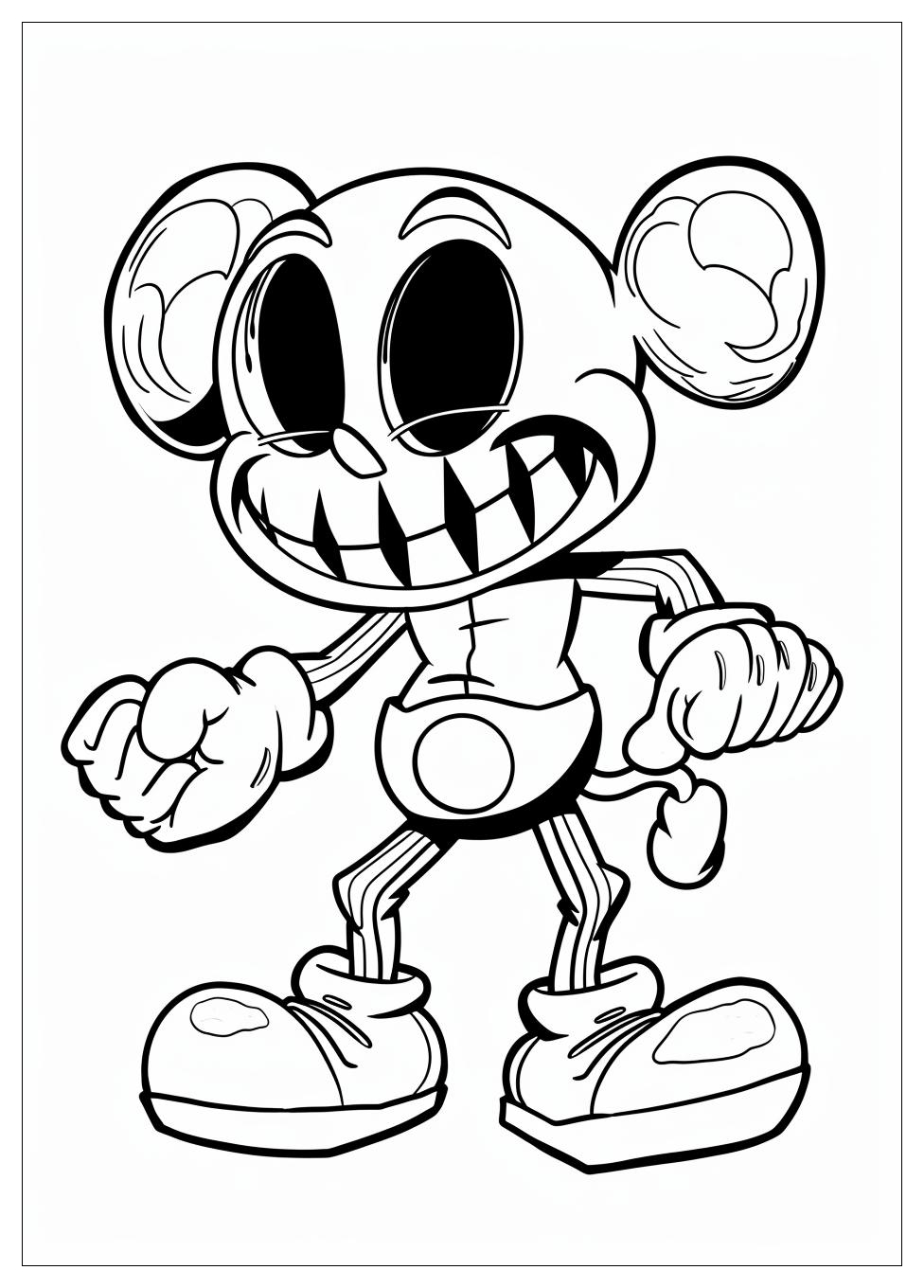 Cuphead Coloring Pages-13