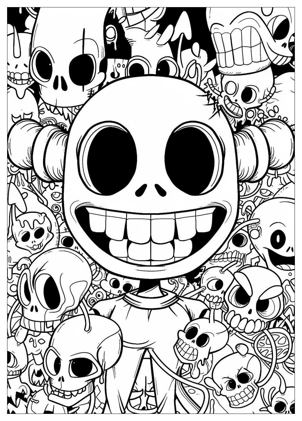 Cuphead Coloring Pages-18