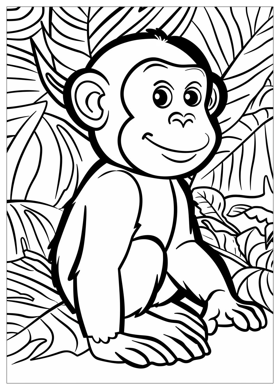 Curious George Coloring Pages-12