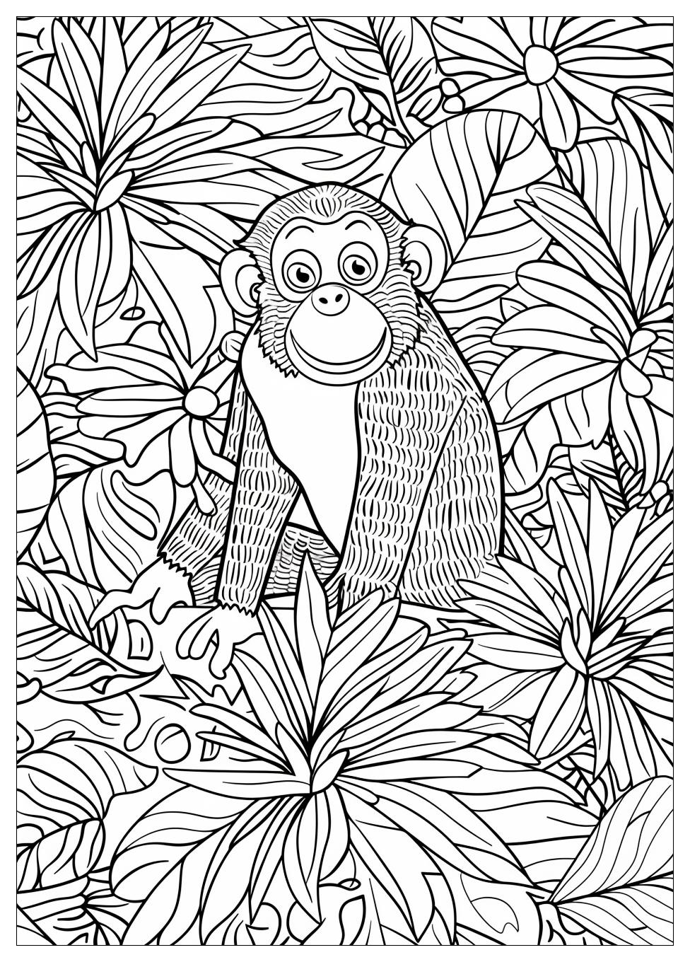 Curious George Coloring Pages-17