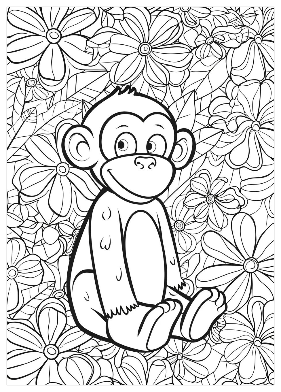 Curious George Coloring Pages-18