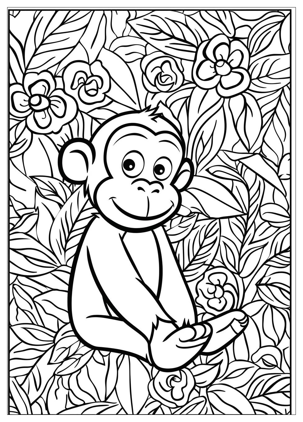 Curious George Coloring Pages-2