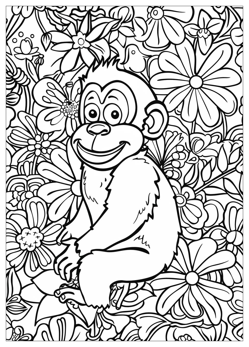 Curious George Coloring Pages-20