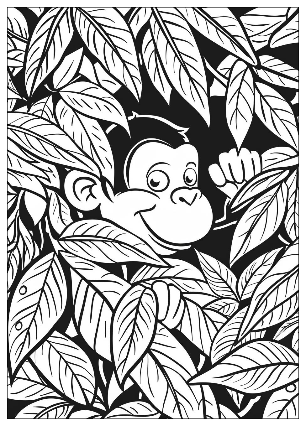 Curious George Coloring Pages-5