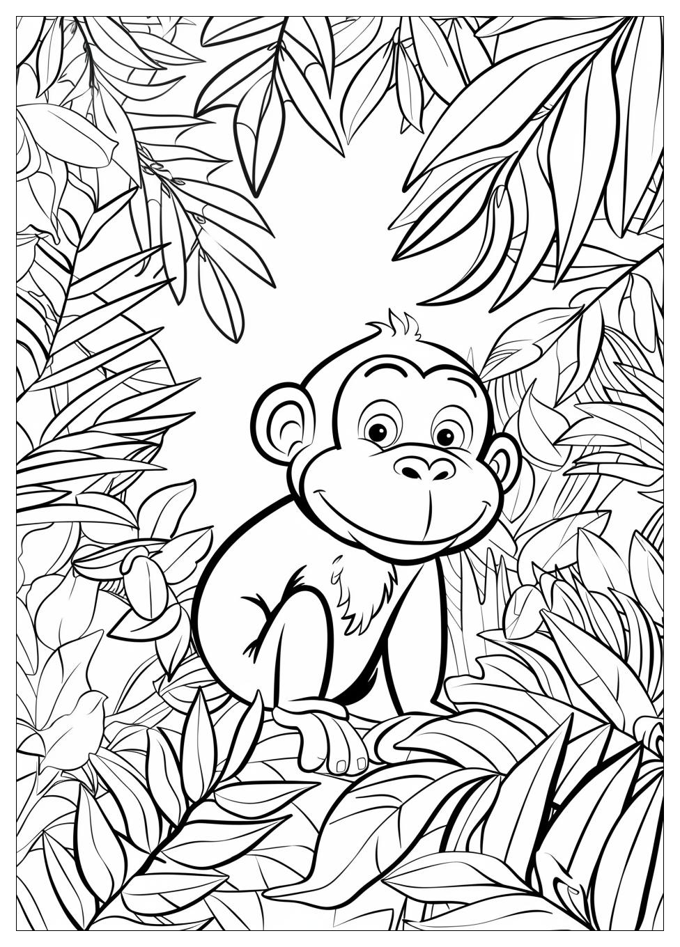 Curious George Coloring Pages-8