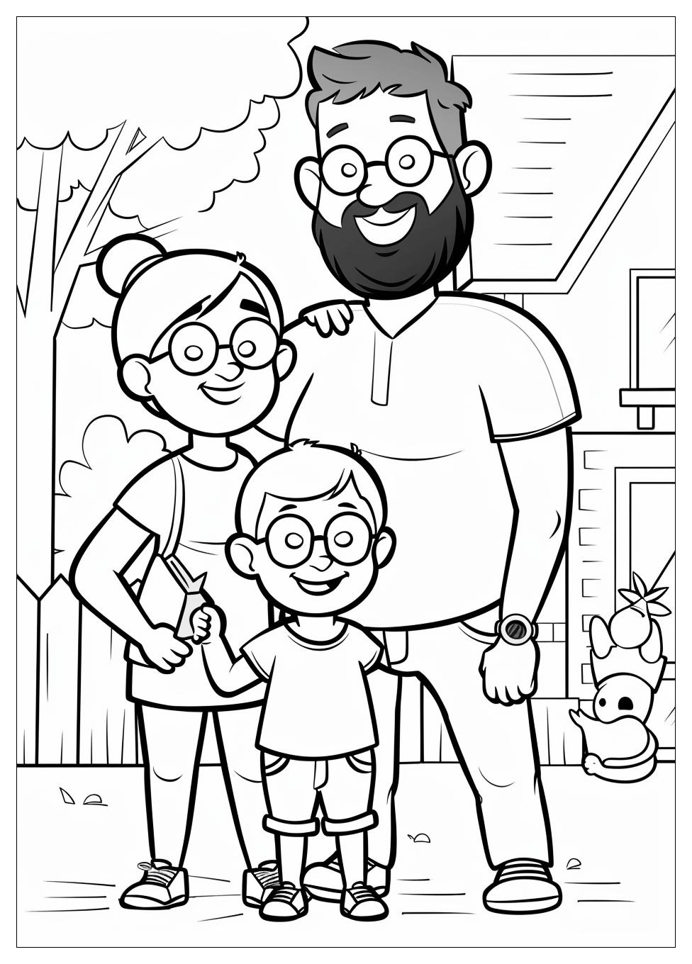 Dad Coloring Pages-1