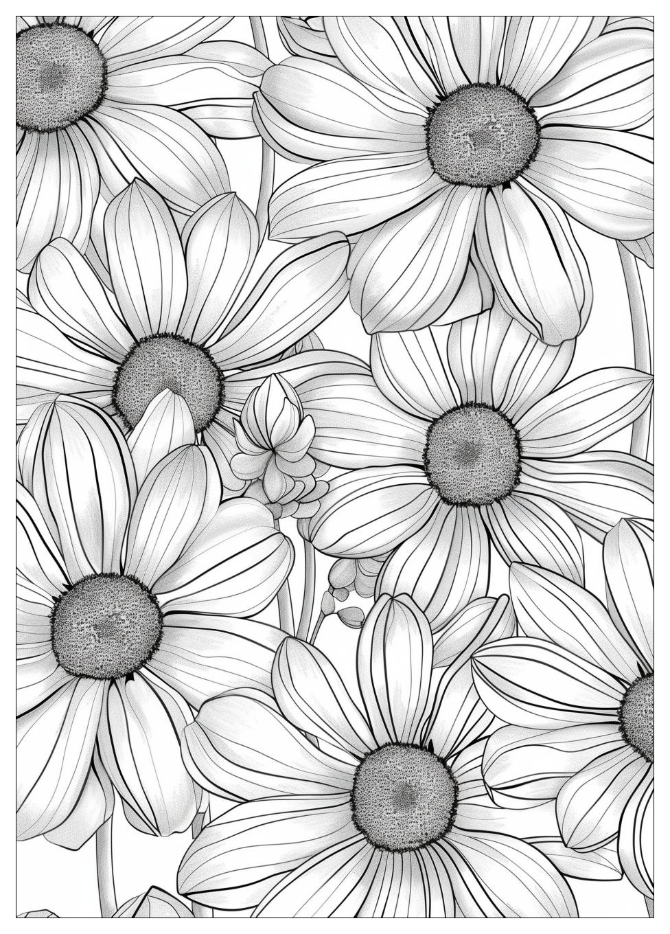 Daisy Coloring Pages-13