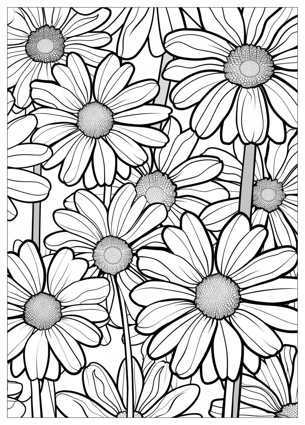 Daisy Coloring Pages-3