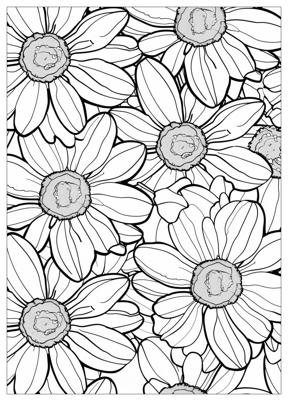 Daisy Coloring Pages-4