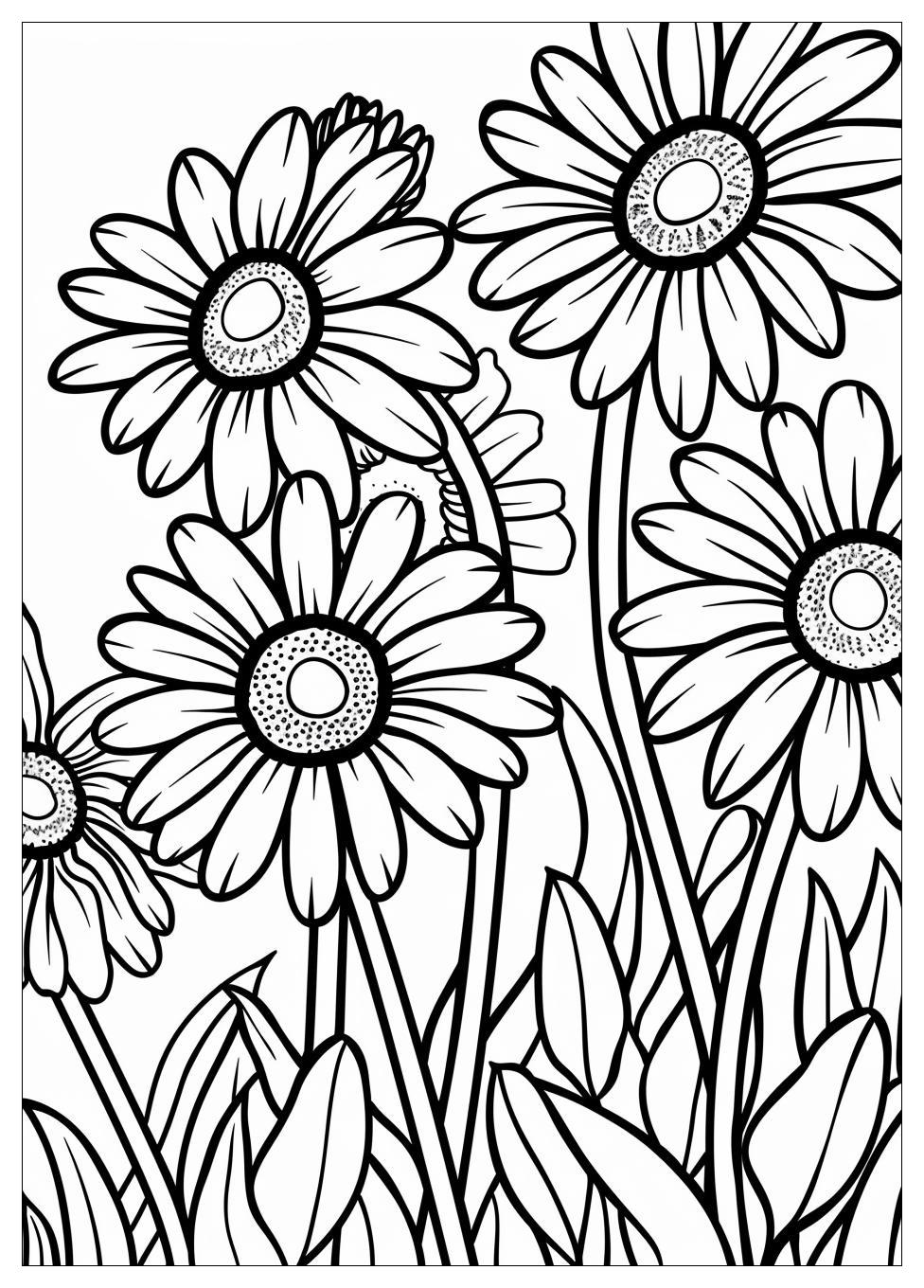 Daisy Coloring Pages-7