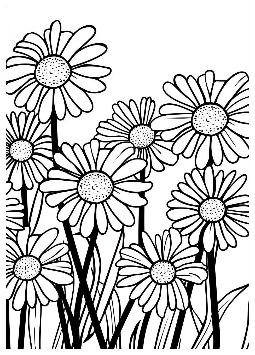 Daisy Coloring Pages-8