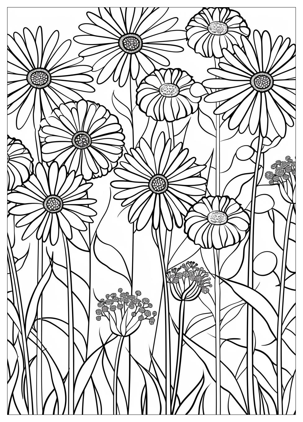 Dandelion Coloring Pages-11