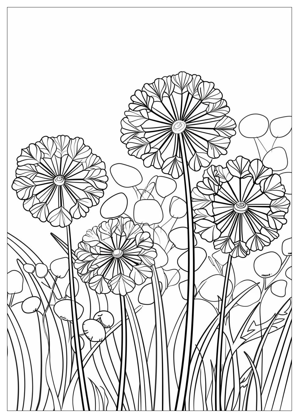 Dandelion Coloring Pages-8