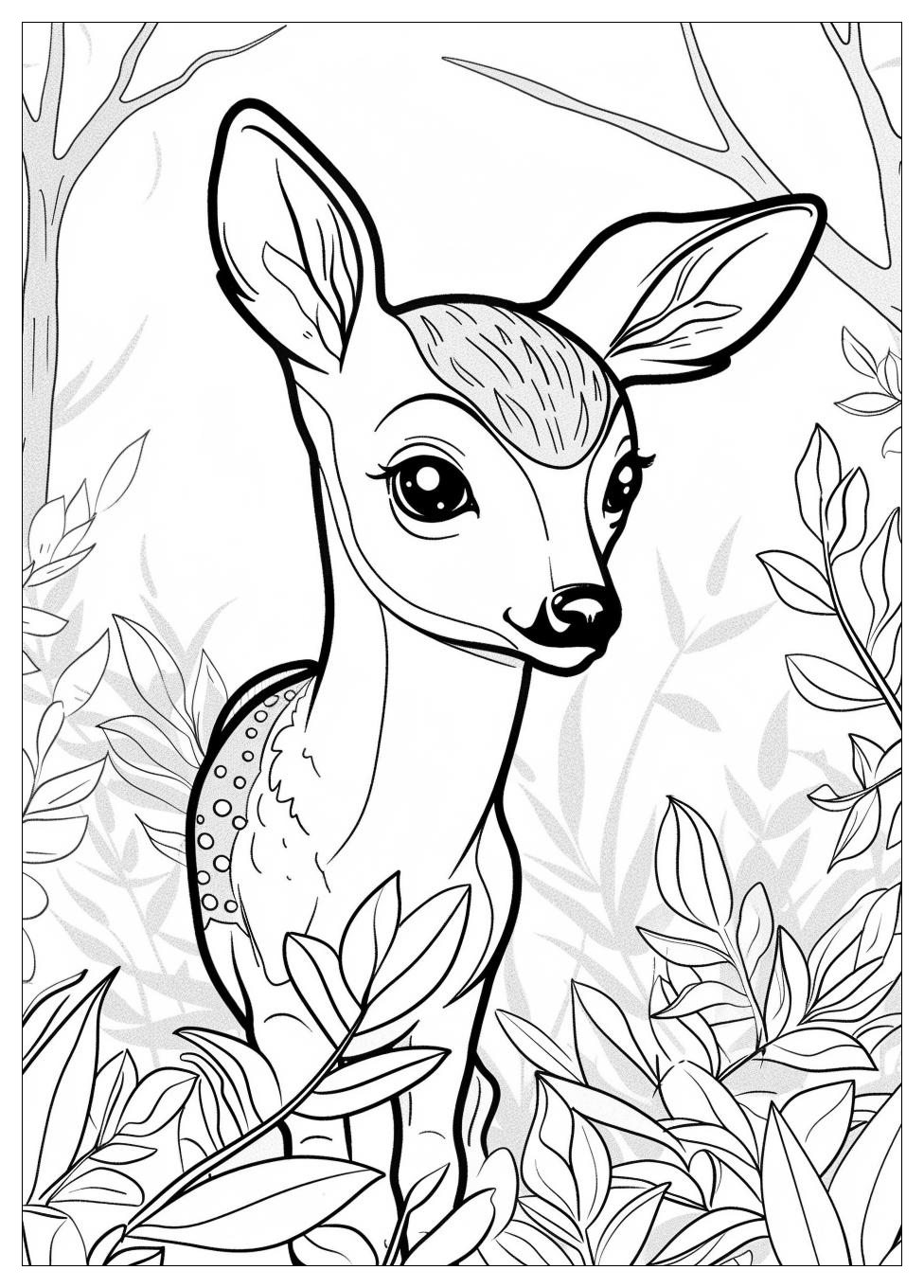 Deer Coloring Pages-2