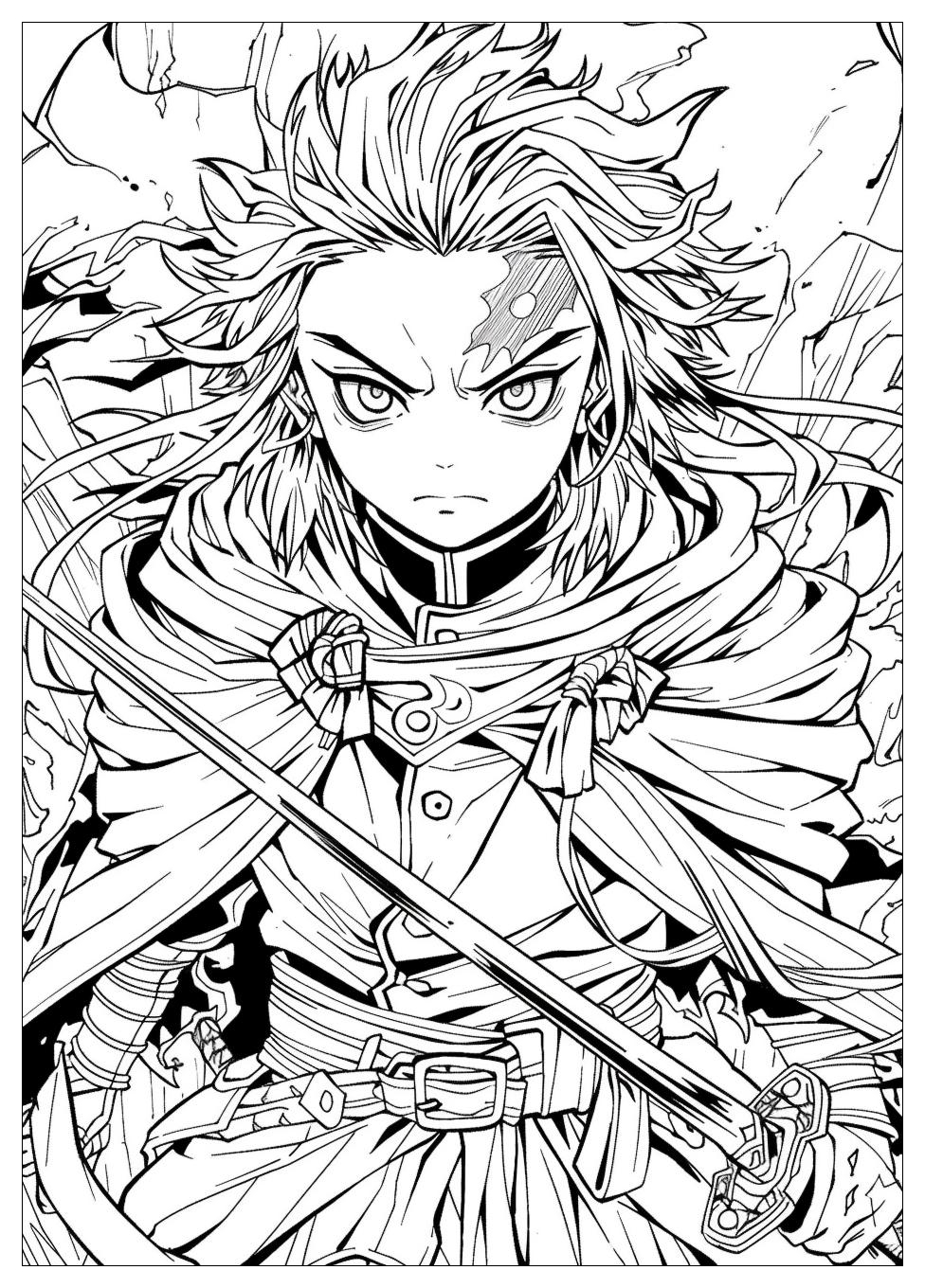 Demon Slayer Coloring Pages-1