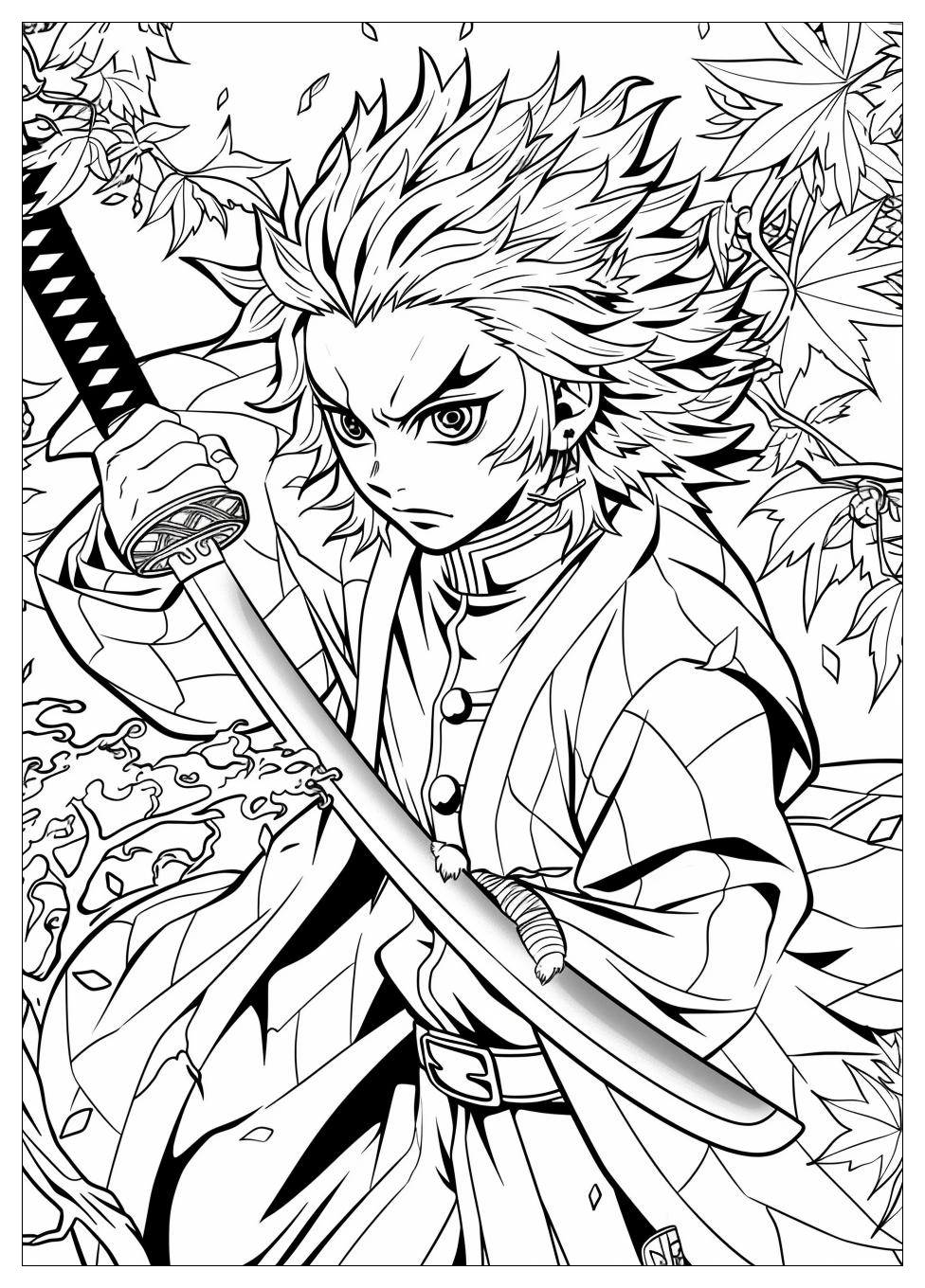 Demon Slayer Coloring Pages-10