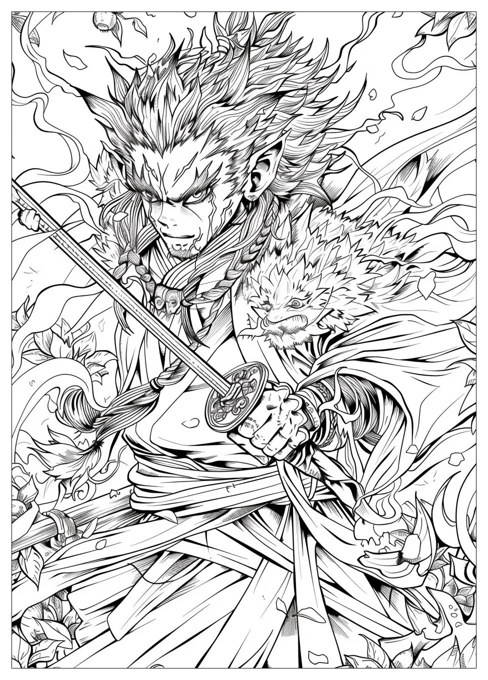 Demon Slayer Coloring Pages-17