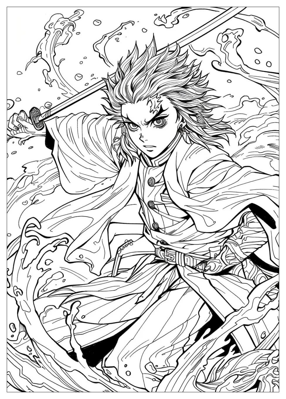 Demon Slayer Coloring Pages-18