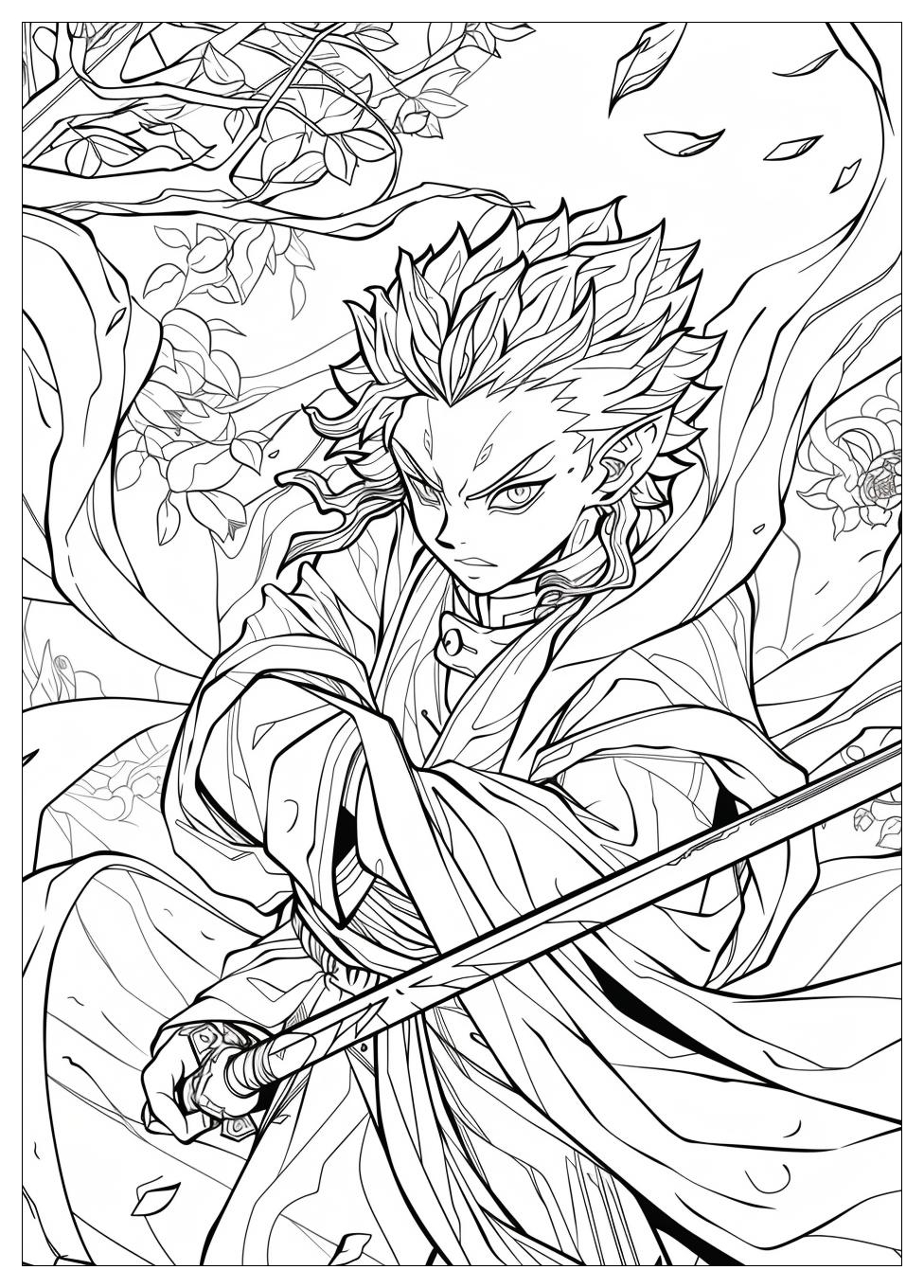 Demon Slayer Coloring Pages-2