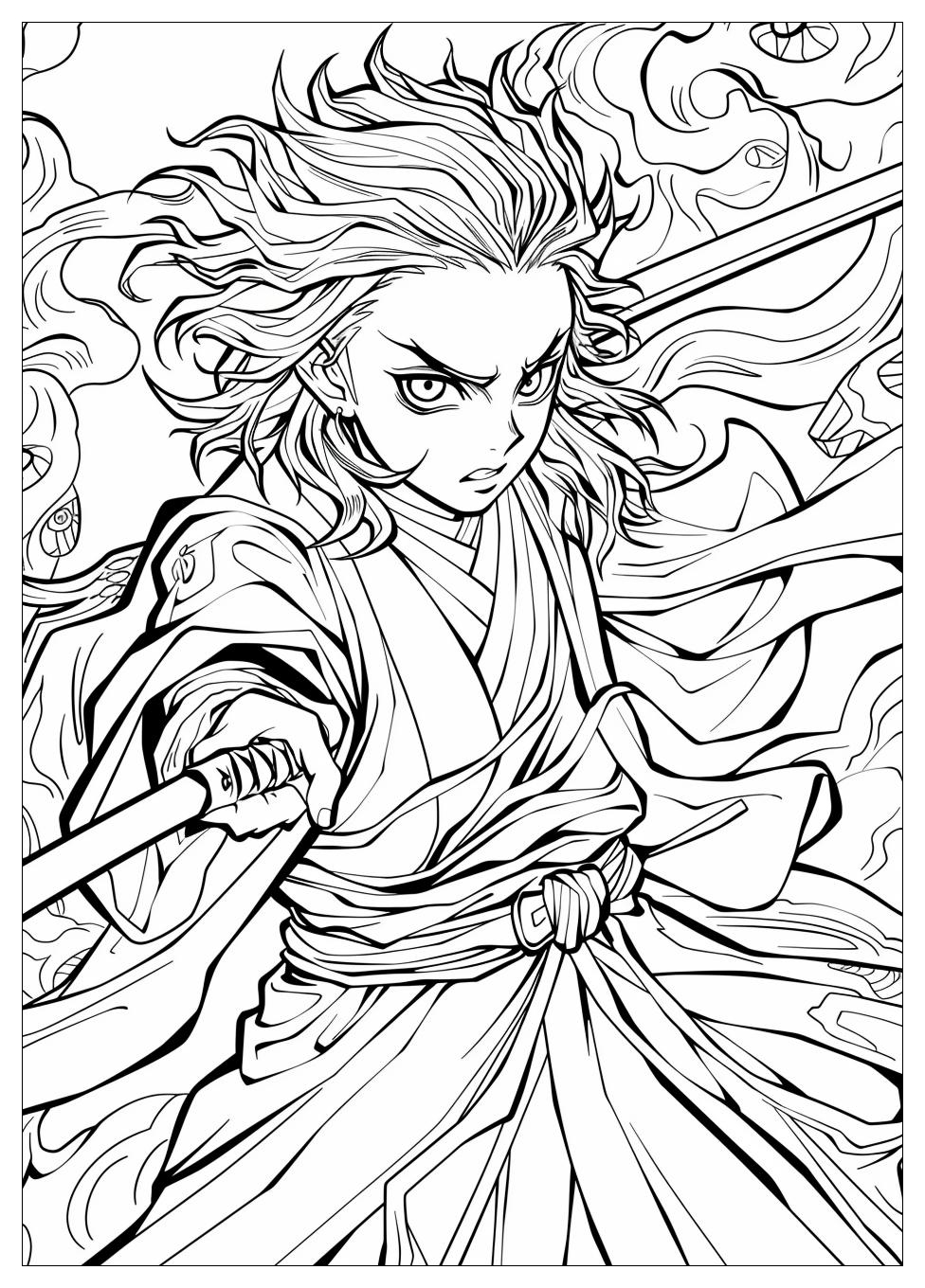 Demon Slayer Coloring Pages-5