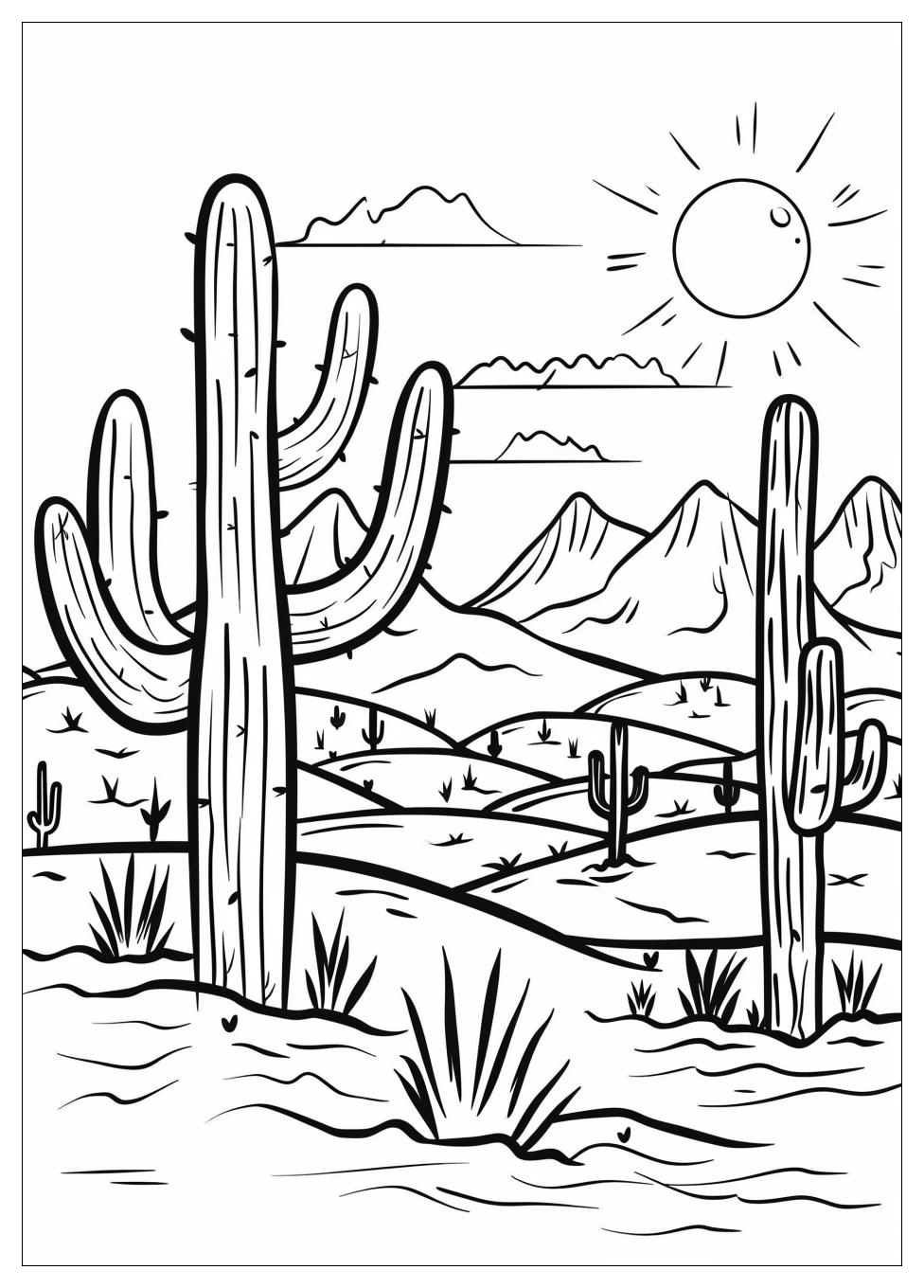 Desert Coloring Pages-1