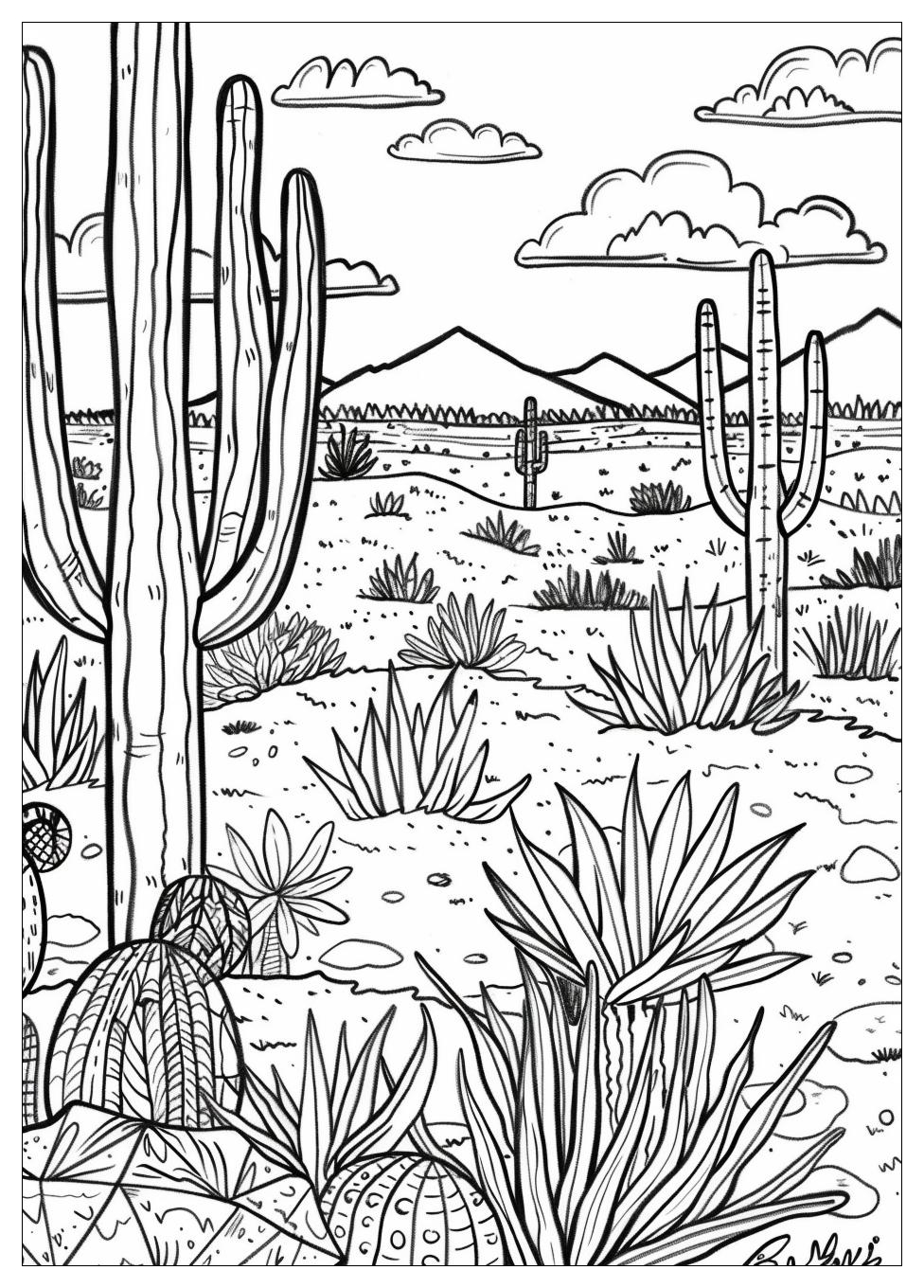 Desert Coloring Pages-3