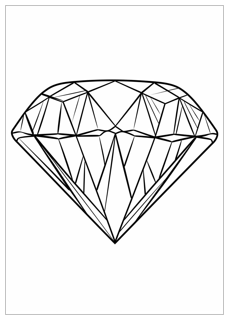 Diamond Coloring Pages-1