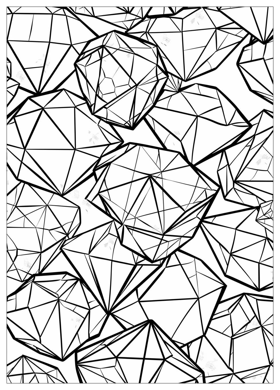 Diamond Coloring Pages-10