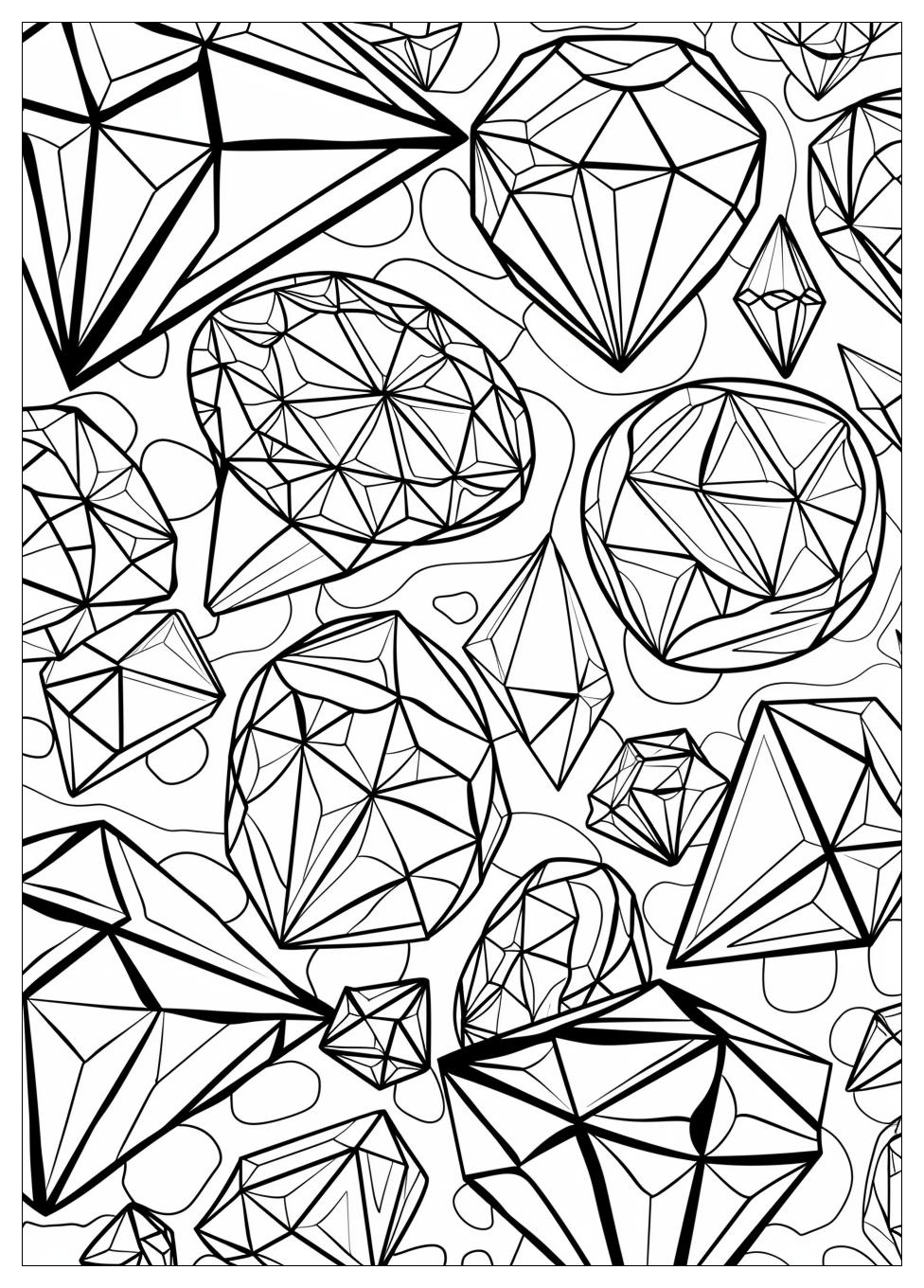 Diamond Coloring Pages-19