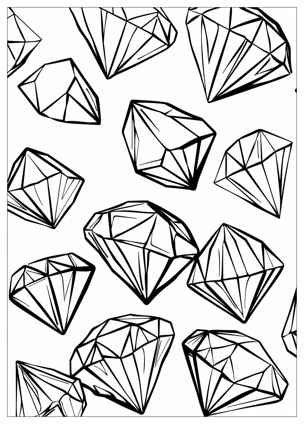 Diamond Coloring Pages-4