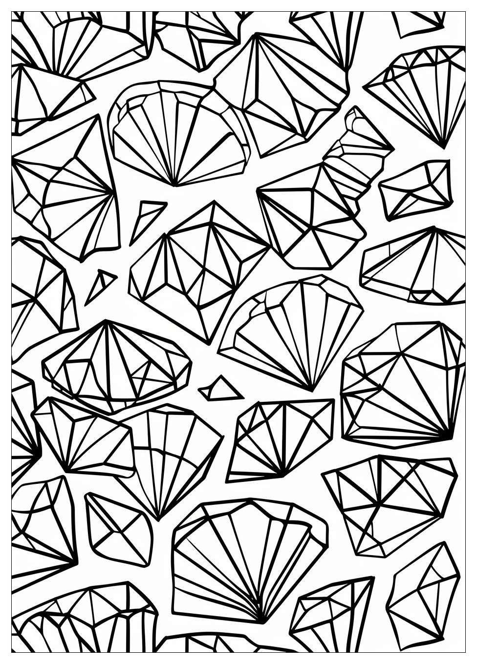 Diamond Coloring Pages-5