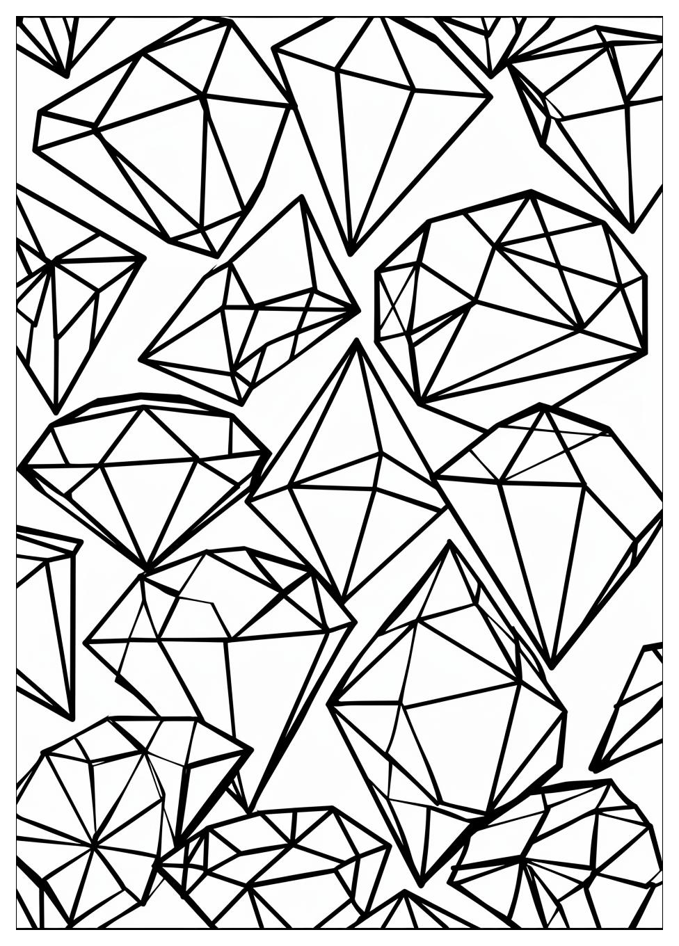 Diamond Coloring Pages-7