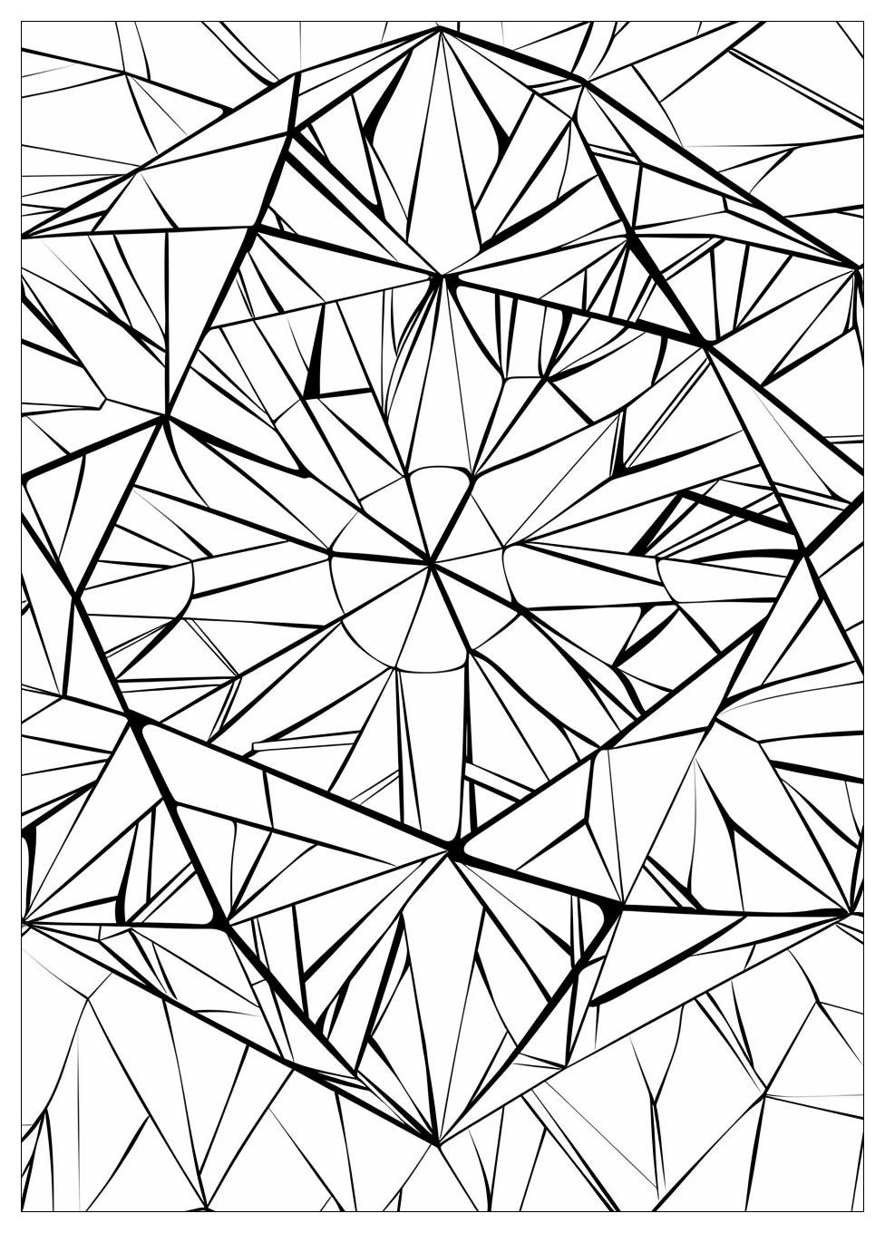 Diamond Coloring Pages-9