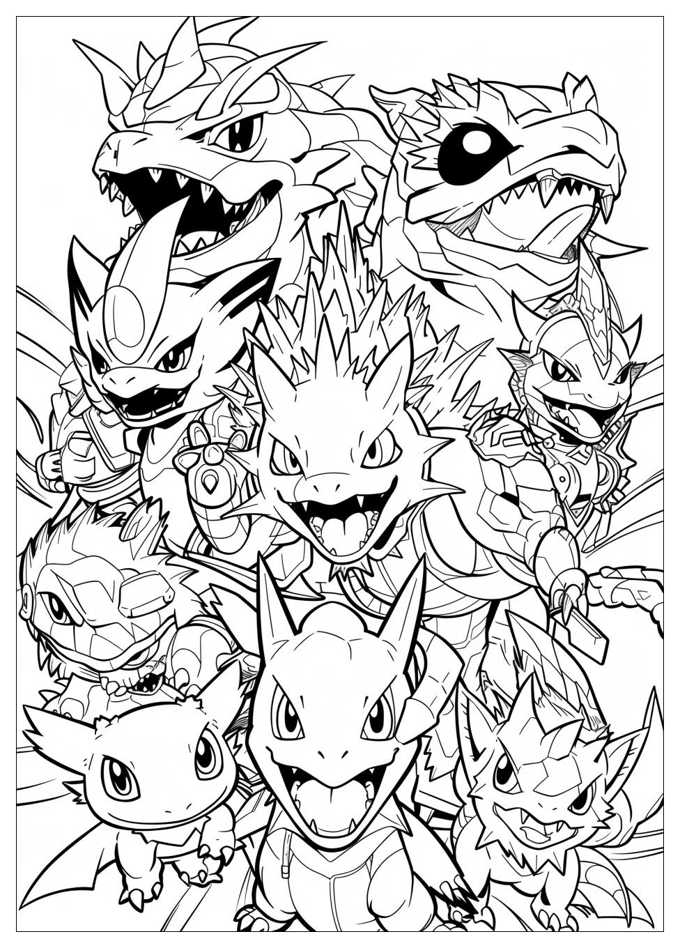 Digimon Coloring Pages-19