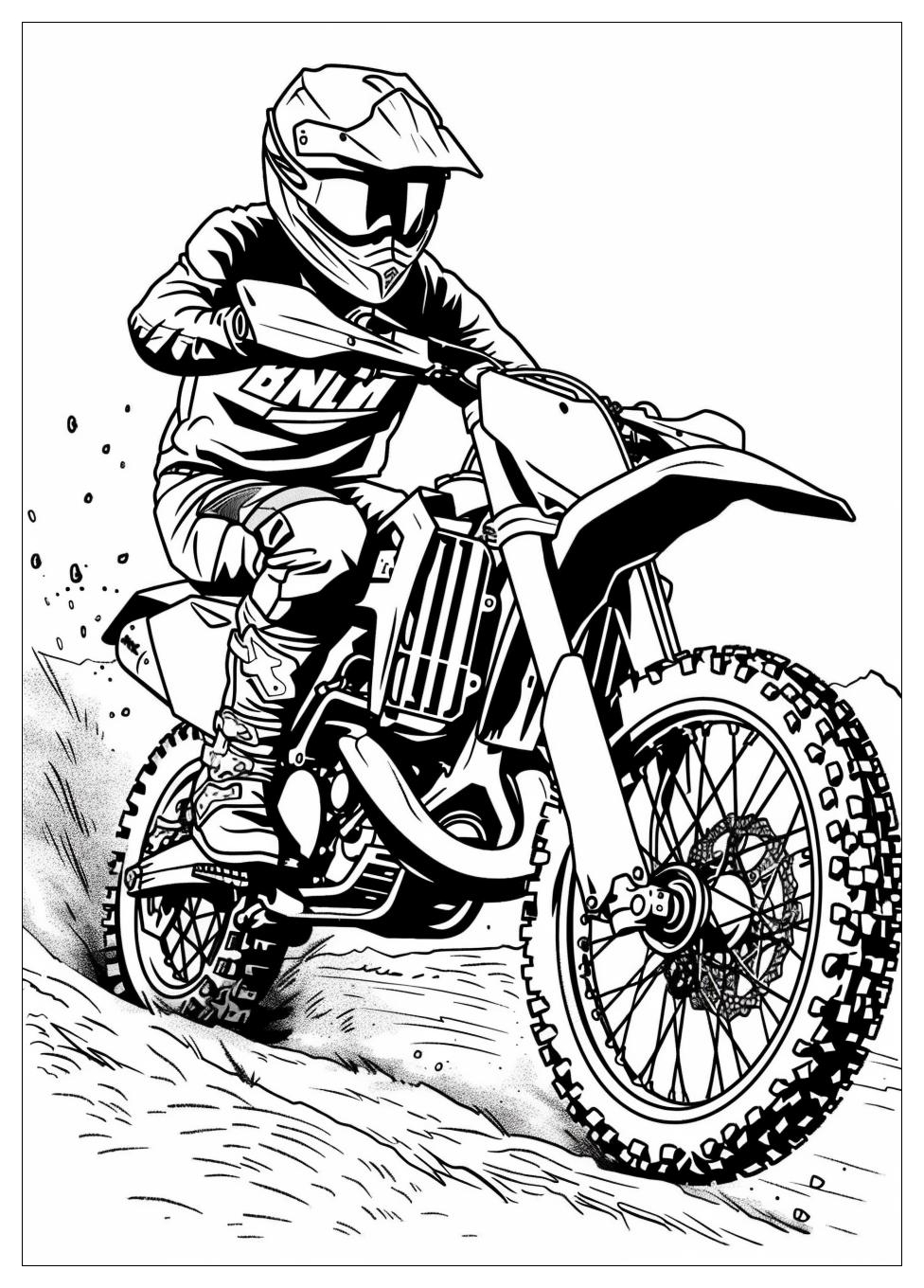 Dirt Bike Coloring Pages-1